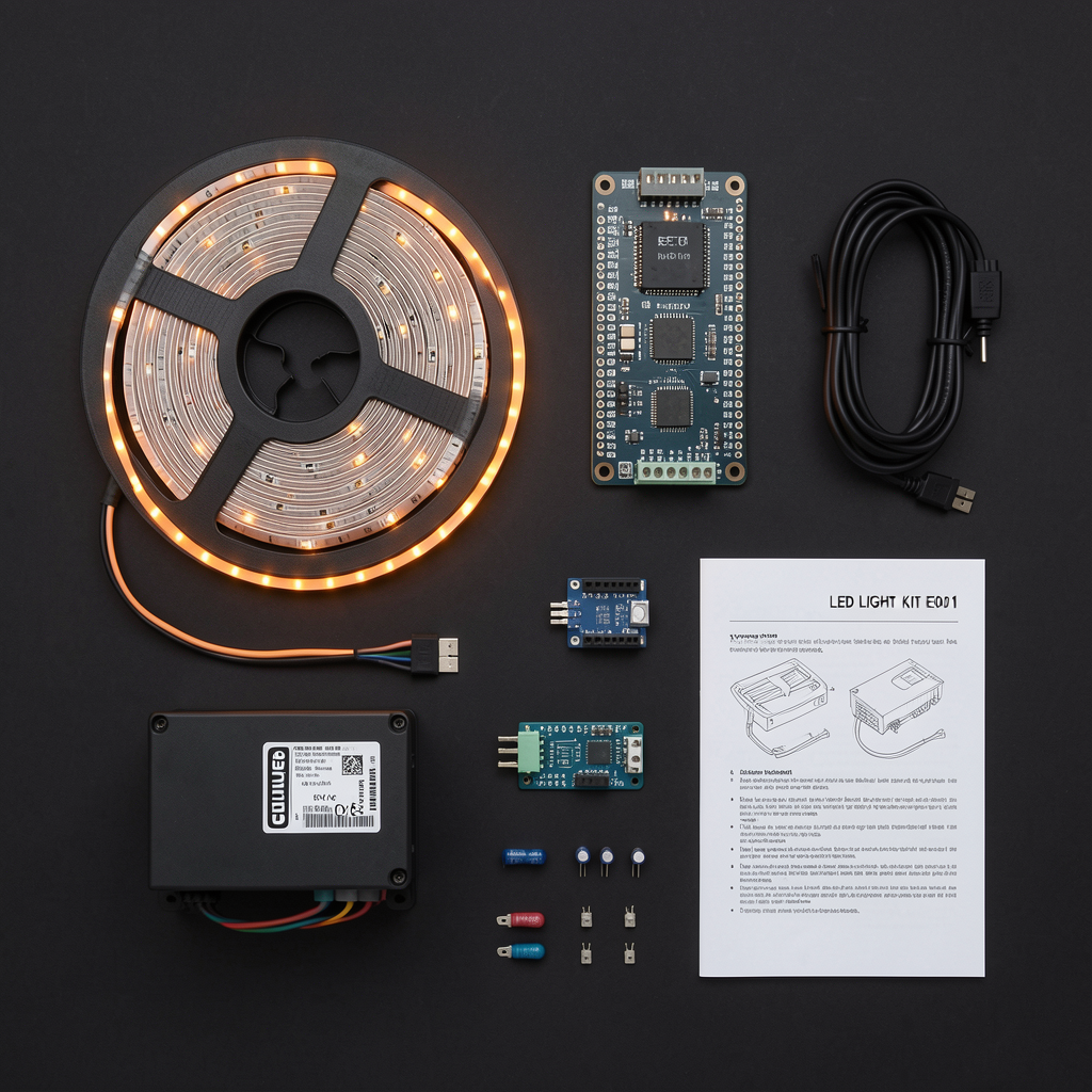 OpenForge Ember — Soldering kit to build a warm-dimmable LED lamp with tactile dimmer