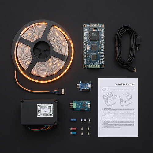 OpenForge Ember — Soldering kit to build a warm-dimmable LED lamp with tactile dimmer